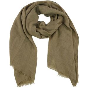 Verona Collection Womens Fringed Hijab Scarf Wrap, brown, Long (60 in. And Up)